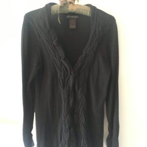 INC International Concepts black cardigan